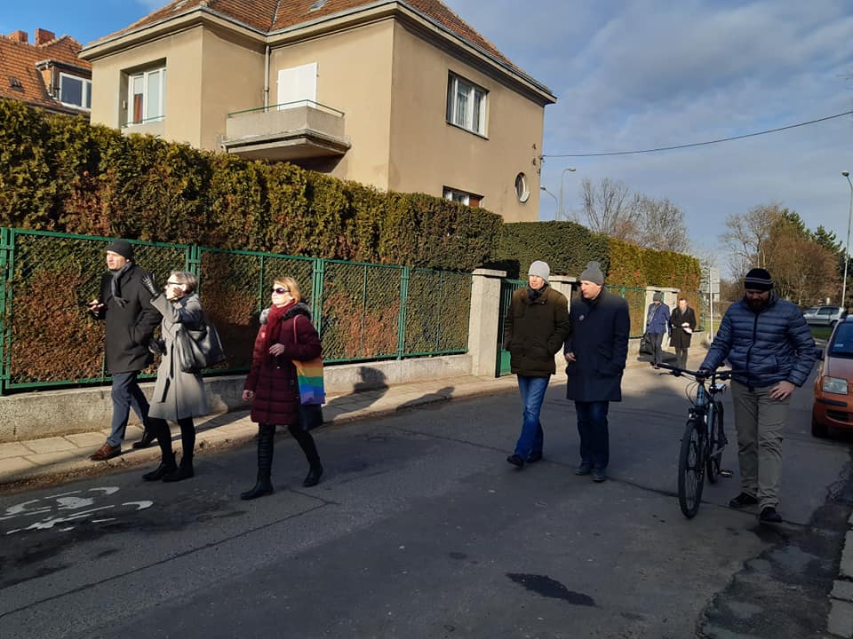 Zdjęcie Członków Rady Ogrody z Zastępcą Prezydenta m. Poznań