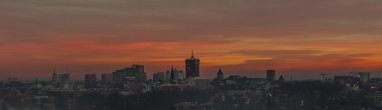Rada Ogrody Poznań panorama Poznania