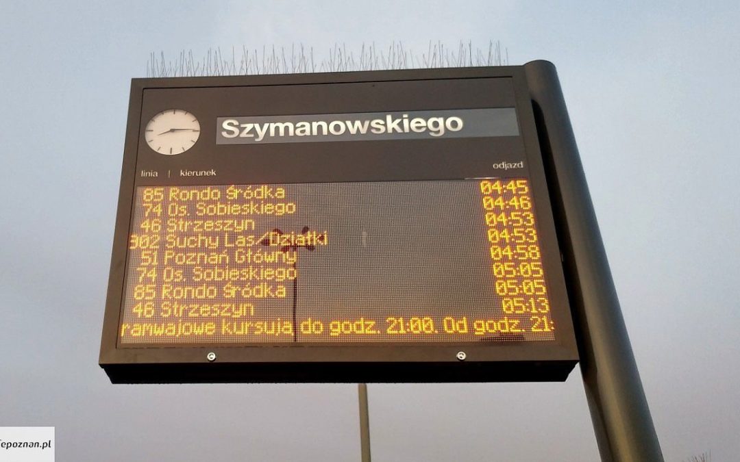 Tablice informacji pasażerskiej!