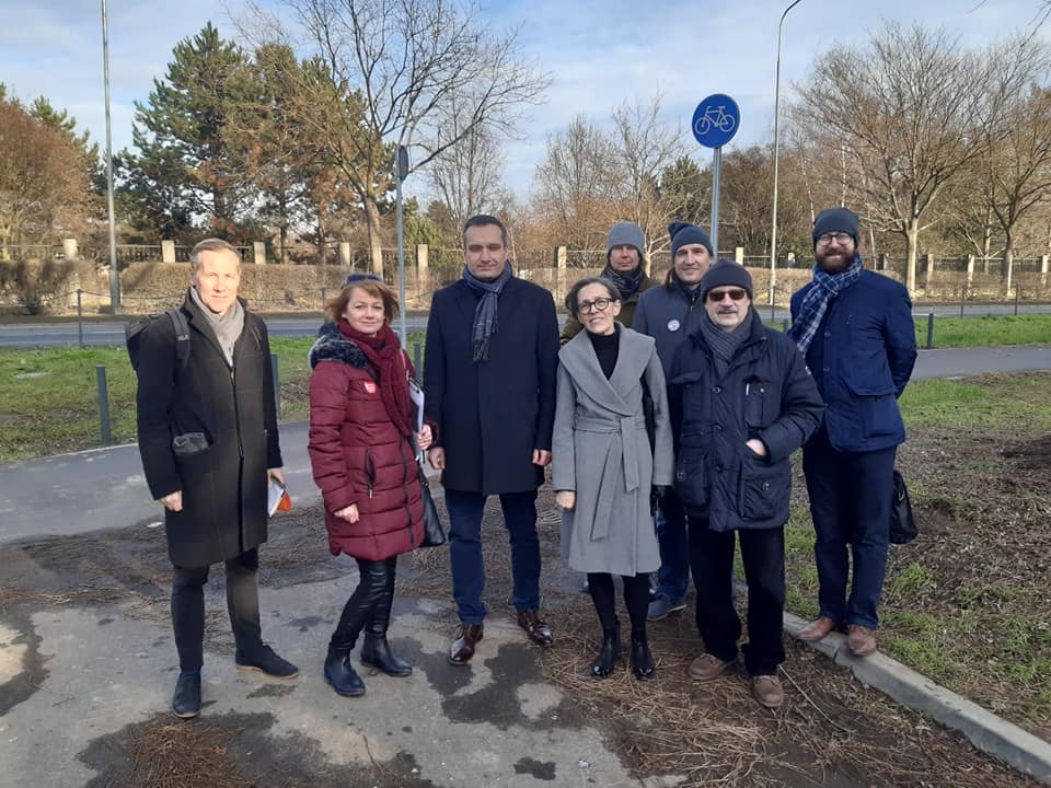 Zdjęcie Członków Rady Ogrody z Zastępcą Prezydenta m. Poznań