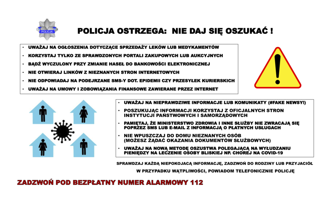 Bezpieczeństwo seniorów w czasie koronawirusa!