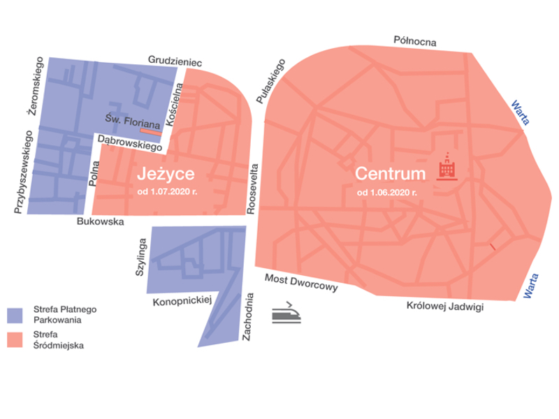 Strefa parkowania Poznań Rady Osiedla Ogrody