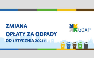 Od nowego roku zmianie ulegają stawki opłaty za gospodarowanie odpadami komunalnymi